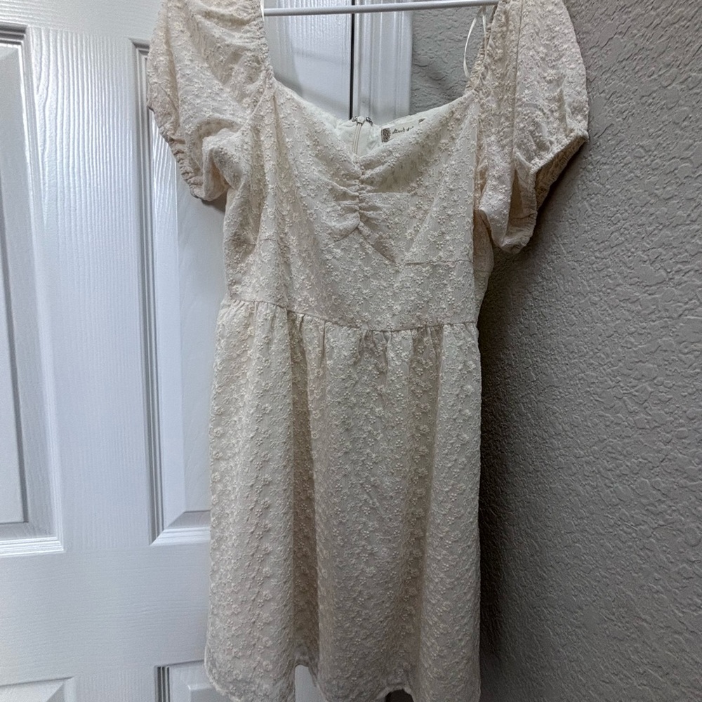 Altar'd State Ivory Lace Dress